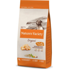 Nature's Variety Original - sausā barība pieaugušiem mazo šķirņu suņiem ar vistas gaļu bez kauliem - 7kg