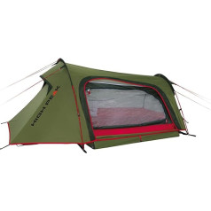 High Peak Leichtgewicht Sparrow, Campingzelt, Trekkingzelt für 2 Personen, Tunnelzelt nur 2,8 kg, Dauerventilation, 3000 mm wasserdicht, kleines Packmaß, Moskitoschutz, Innenzelt vormontiert