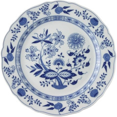 Hutschenreuther Blau Zwiebelmuster Platzteller 31 Fahne 10031