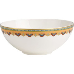 Villeroy & Boch Samarkand Mandarin Dessertschale, Porzellan, Weiß/Organge