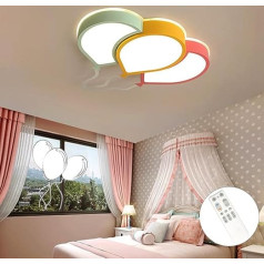 PANNN Modern Creative LED griestu gaisma Bērnu krāsains balons Bērnu istabas lampa 36 W 220 V 2700 K 6500 K Dimmable Flush Mount Griestu lampa bērnu istabai Bērnistaba Guļamistaba