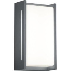 Trio Leuchten 227360142 Indus A+, LED Außen-Wandleuchte, Aluminium, 8,5 Watt, Integriert, Anthrazit, 7,2 x 12,9 x 23,3 cm