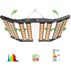 Sonlipo 650 W LED pilna spektra audzēšanas lampa, ar 2928 Sam pilna spektra LED diodēm, UV un IR, audzēšanas gaisma, dimmējams ķēdes taimeris, augu lampa, LED pilna spektra, LED audzēšanas lampa iekštelpām