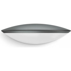 Steinel Connect L 825 SC LED āra apgaismojums, vieds āra sienas apgaismojums, kustības sensors, regulējams, darbināms ar lietotnes palīdzību, grafiks, 9,7 W, 3000 K, antracīts