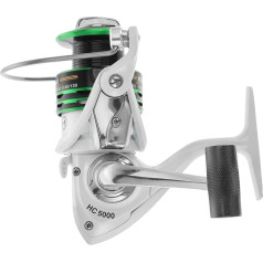 Kisangel 3St Angelrolle Fishing Reel freilaufrolle Angeln Metallspule drehendes Rad Angelausrüstung Weiß