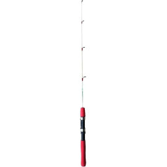 60 cm/80 cm/100 cm tragbare Winter-EIS-Angelruten Combo Casting solide Hartrute Angelrollen Angelrute Meeresangelruten (Größe: Angelrolle)