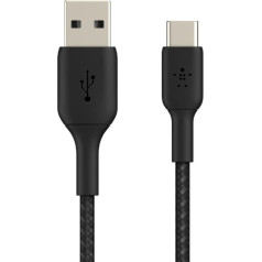 Pīts usb-c usb-a kabelis 3m melns