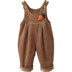 Happy Cherry Baby Dungarees Jumpsuit zēni meitenes vadu Dungarees toddler kokvilnas regulējamas lencēm Dungarees rudens pavasarim