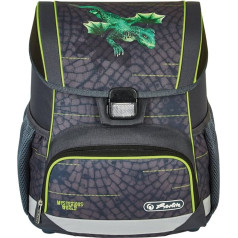 Herlitz® Skolas mugursoma Loop Jauniešu skolas soma mugursoma muguras soma tilpums 16 L Vīrieši Sievietes Unisex Sporta studentiem Ikdienai Plaša izturīga Dragon Quest Multicoloured Modern, Multi-Coloured