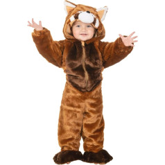 Red Panda Costume Small Panda Fu for Babies and Toddlers Size 76-96 Brown Animal Costume Carnival