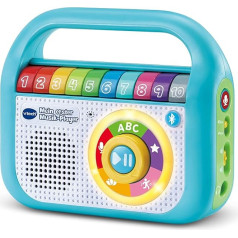 VTech Baby My First Music Player - ar 40 dziesmām, Bluetooth un ierakstīšanas funkciju - 2-5 gadu vecumam