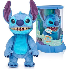 STITCH Disney FX Lilo plīša rotaļlieta, elektroniskā plīša rotaļlieta, 45 cm, 100+ darbību un skaņu kombinācijas, reālistiska rotaļlieta ar sensoriem un reakciju, 6+ gadi, slavena