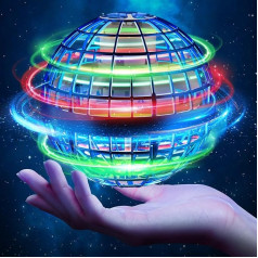 ANOEPUY Flying Ball, Orbi Ball with RGB Light, Flying Ball for Children, Fly Spinning Ball, Decompression Plane Gifts for Children