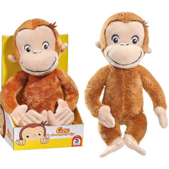 Schmidt Spiele 42740 Coco the Curious Monkey Plīša figūra, 26 cm, krāsaina & 42738 Coco the Curious Monkey, plīša rotaļlieta 17,5 cm