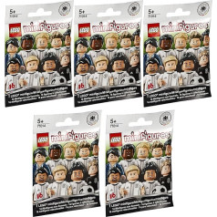 Lego® Minifigures 71014 - Vācijas izlase - 5 pārsteiguma maisiņu komplekts (saturs izlases veidā, bez iepriekšējas atlases)