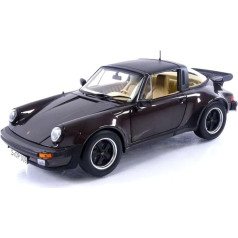 Norev NV187665 1:18 911 Turbo Targa 1987-Brown Metallic Porsche kolekcionējamais modelis, Multi