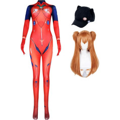 Gooyeh Ayanami Rei / Asuka Langley Soryu Cosplay kostīms Bērni Pieaugušie Cosplay Sieviešu kostīms Anime Cosplay Complete Set Costume Comic Con Halloween Cosplay kostīms ar parūku / cepuri