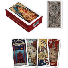 Dal - Tarot Sicīlijas karalistes triumfs, autors Paolo Asaro. Tradicionālā taro kārts zīlēšanai, pilnīga un kvalitatīva, piemērota gan iesācējiem, gan pieredzējušiem lietotājiem.