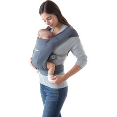 Ergobaby Embrace jaundzimušo nēsātājs 7-25 lbs Oxford Blue