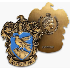 Harija Potera dāvanu nams Ravenclaw Crest Limited Edition kolekcionējama zelta monēta