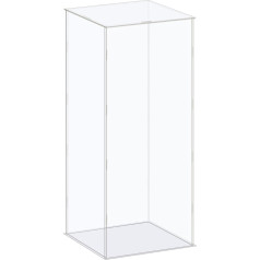 avotu karte Clear Acrylic Display Cabinet Dustproof 16 x 16 x 41 cm kolekciju priekšmetiem