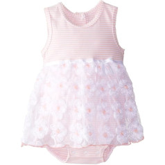 Bonnie Baby Baby Girl Pink Stripe to Bonaz - Rozā svītras uz bonaz roze