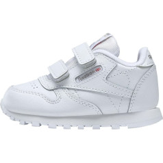 Reebok Unisex Baby Classic Leather 2V apavi, balti/oglekļa/vektora zili, 26 EU, White Carbon Vecblu