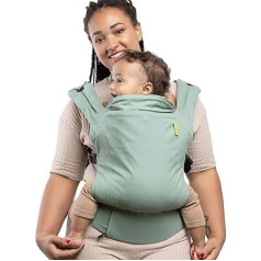 Boba Baby Carrier Classic Carrier - mugursomas tipa bērnu nēsātājs - nēsā bērnu gan uz vēdera, gan uz muguras, piemērots zīdaiņiem no 3 kg līdz 20 kg smagiem mazuļiem (Sage Green)