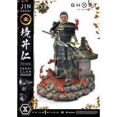 Prime 1 Studio Ghost of Tsushima Figūriņa 1/4 Sakai Clan Armor Deluxe Bonus versija 60 cm