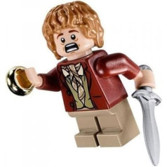 LEGO The Hobbit: Bilbo Baggins (Sarkanais mētelis) minifigūriņa