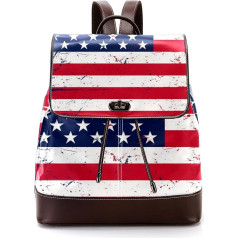 Grunge American Flag Retro USA Personalizētas skolas somas Grunge American Flag Retro USA Personalized School Bags Grunge Bookbags for Teens, Multicolor, daudzkrāsains