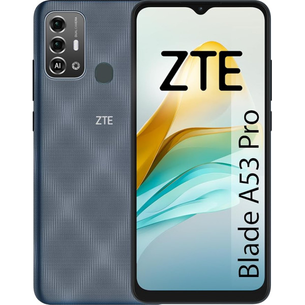 ZTE Blade A 53 Pro Blue 4G 6.52HD+ OC 1.6GHz 64GB ROM 13+2MP 5000mAh