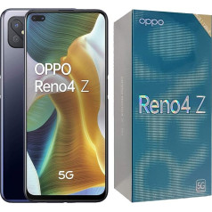 oppo Reno 4Z viedtālrunis 128GB, 8GB RAM, Dual SIM, melna tintes krāsa