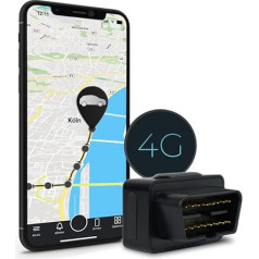 Salind 4G OBD GPS izsekošanas sistēma OBD2 spraudnis - automašīnas izsekošanas raidītājs ar atrašanās vietas noteikšanu - elektroniskā braukšanas grāmata - tiešsaistes reāllaika izsekošana visā pasaulē ar lietotni - bez uzlādes