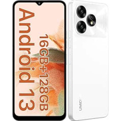 UMIDIGI A15C viedtālrunis bez līguma, 4G mobilais tālrunis bez līguma, Octa-Core, 16GB (8GB + 8GB)+128GB/1TB, 48MP + 8MP, 6,7