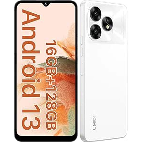 UMIDIGI A15C viedtālrunis bez līguma, 4G mobilais tālrunis bez līguma, Octa-Core, 16GB (8GB + 8GB)+128GB/1TB, 48MP + 8MP, 6,7