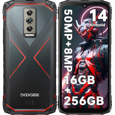 DOOGEE Blade 10 Pro (2024) Āra viedtālrunis bez līguma Android 14, 16GB + 256GB (2TB) Āra mobilais tālrunis, 6,56