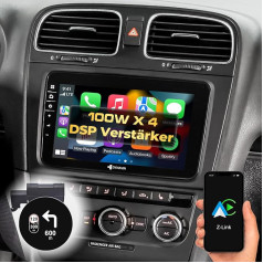 DYNAVIN Automobiļu radio navigācijas sistēma 1 collas oriģināliekārtas radio ar Bluetooth, DAB+ gatavs, saderīgs ar Carplay un Android Car