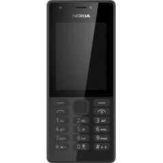 Nokia 216 2G tikai 2G bez SIM kartes - melns (atjaunots)