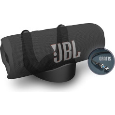 Generisch FLIPINITY sienas stiprinājuma statīvs JBL Flip 6 Bluetooth skaļrunim (melns ar uzlādes kabeli)