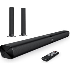 GarageRock Soundbar Smart TV, Bluetooth 5.0 Soundbar ar vadu un bezvadu savienojumu