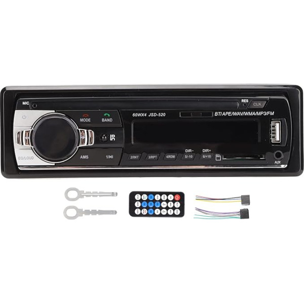 Divu USB auto radio uztvērējs, auto radio AI balss vadība, LED displejs, brīvroku brīvsajūta, divu pieslēgvietu, USB 2.0 CD auto digitālais multimediju audio atskaņotājs mūzikas klausīšanai