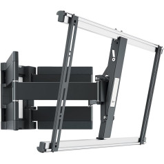 Vogel's THIN 550 Ultra-strong TV wall mount for particularly large (102-254 cm, 40-100 inches) or heavy (max. 70 kg) TV, swiveling and tilting, VESA max. 600 x 400 mm, black