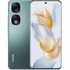 HONOR 90 viedtālrunis 5G 12GB 512GB, 6,7 collu AMOLED 120Hz, 200MP galvenā kamera, 5000mAh akumulators, Android 13, Dual SIM, NFC, zaļš