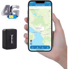 TKMARS TK913 4G GPS sekotājs Mini, 1500mAh akumulators, magnētiskais izsekotājs, darbojas ar SMS/APP/Web platformas starpniecību bez abonēšanas, dažādi trauksmes režīmi, piemērots vieglajām automašīnām, kravas automašīnām un autoparkiem