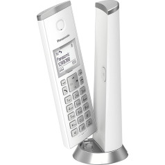 Panasonic KX-TGK210 DECT-телефон Anrufer-Identifikation Weiß