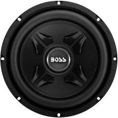 1 Zemfrekvences skaļrunis Saderīgs ar Boss Audio Systems CXX10 CXX 10 25 cm 250 mm 10 collu Vienotā 4 Ohmu spole 400 W RMS un 800 W Max jutība 87 dB Iepakojumā 1 gab.