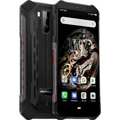 Ulefone Armor X-5 4G āra viedtālrunis bez līguma, MTK6763 Octa-Core 3GB RAM 32GB ROM, Android 9.0 5,5 collu IP68 / IP69K izturīgs mobilais tālrunis, Dual SIM, 13MP + 5MP + 2MP, 5000 mAh akumulators, GPS