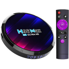 Sofobod H96MAX Smart TV Box Android 9.0 4GB RAM 32GB ROM, декодирование H.265, HDIM 2.0, HD 4K 3D, USB 3.0, Dual WiFi 2.4G/5G BT4.0 TV Box (одноразовый)