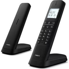 Philips M4702B/12-2 Bezvadu stacionārais tālrunis DECT 1,8